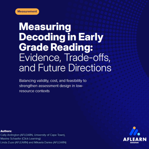 Measuring Decoding in Early Grade Reading
