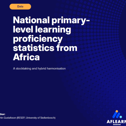 National primary level learning proficiency statistics from Africa
