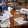 Students at Baxoxele Primary School in South Africa